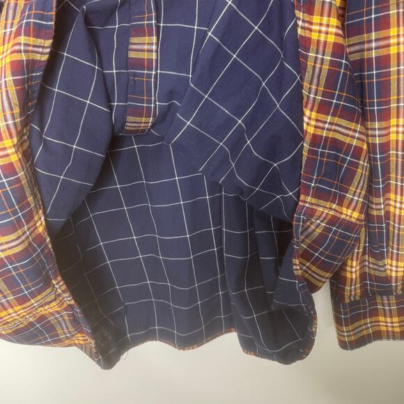 True Nation plaid long sleeve button front shirt - Picture 6 of 11